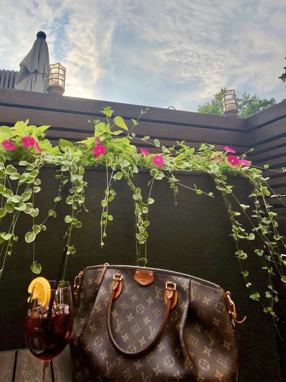 Louis Vuitton Monogram Canvas Tote in Brown